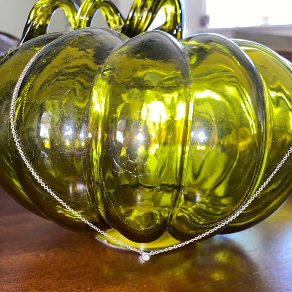 ROCK BOTTOM / NO OFFERS NEPHORA 14K WG Diamond Pendant Necklace - Picture 3 of 4